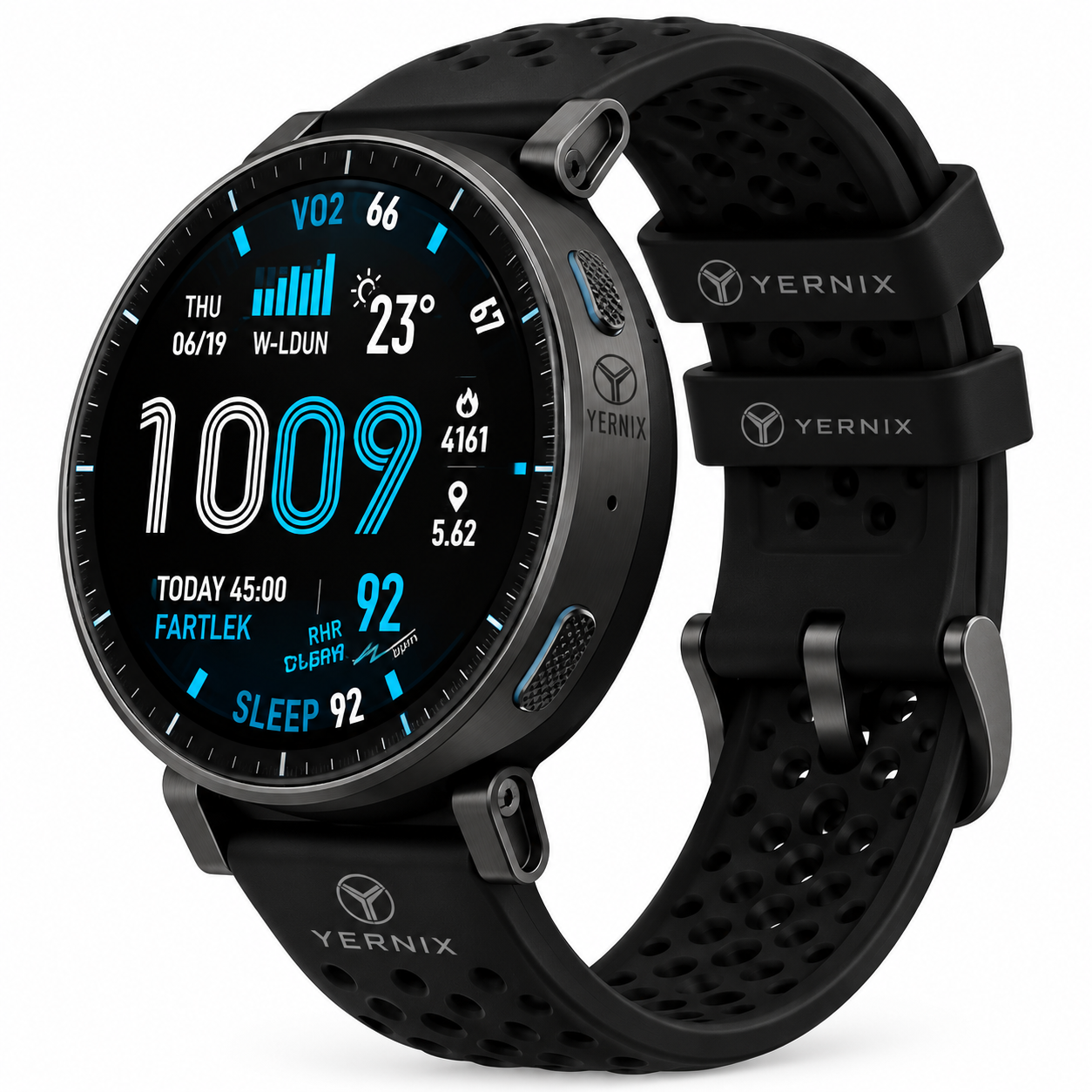 Yernix Active Max Smart Watch, 1.5" AMOLED Display, GPS, iOS/Android