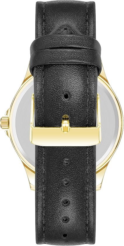 Yernix | Essentials Men's Easy to Read 42mm Leather Band Analog Watch - Image 3